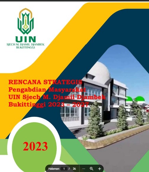 RENSTRA Pengabdian UIN Bukitttinggi 2023 – 2027