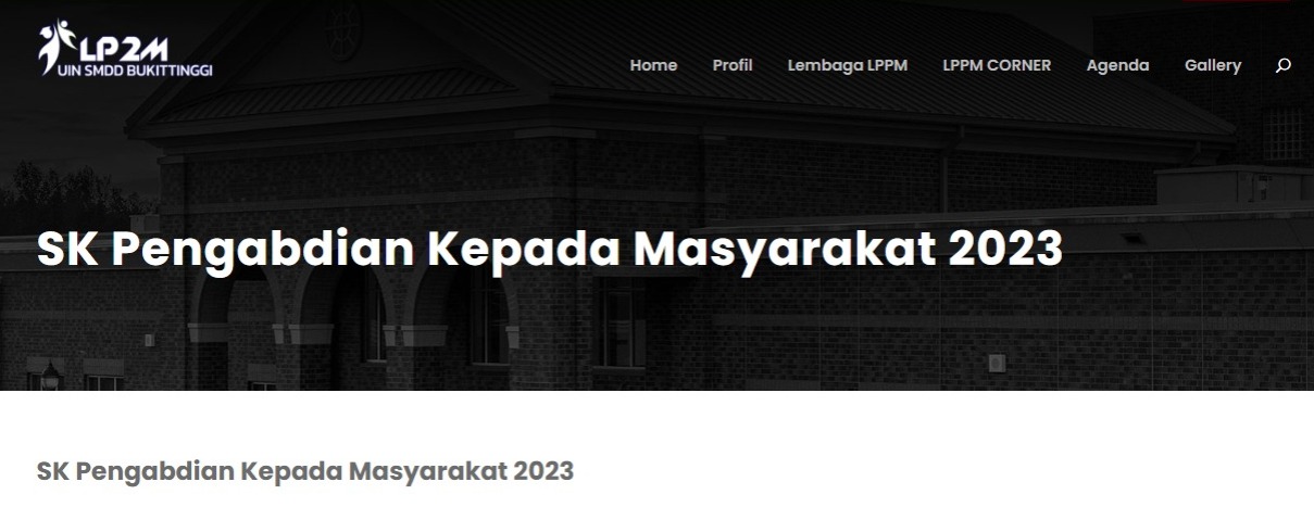 SK Pengabdian Kepada Masyarakat 2023